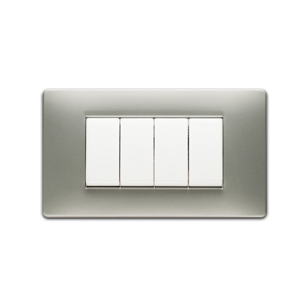 Plaque 4 modules MIX