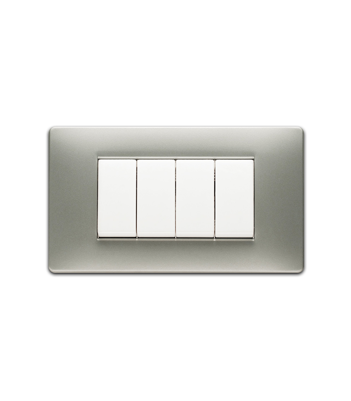 Plaque 4 modules MIX