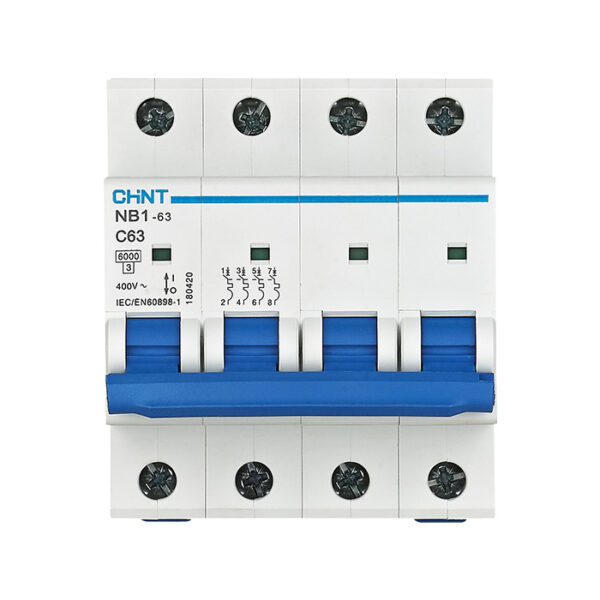Disjoncteur NB1-63 4 pôles