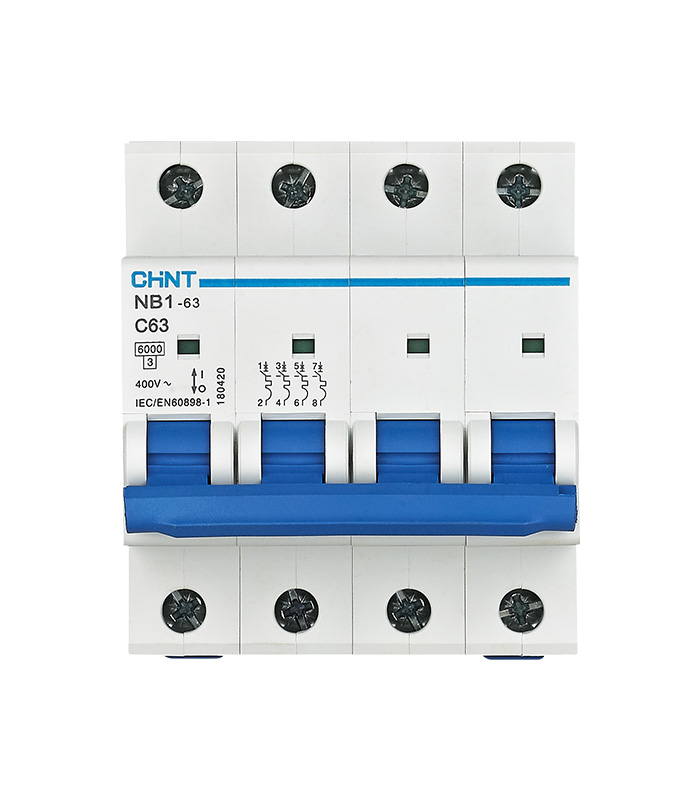 Disjoncteur NB1-63 4 pôles