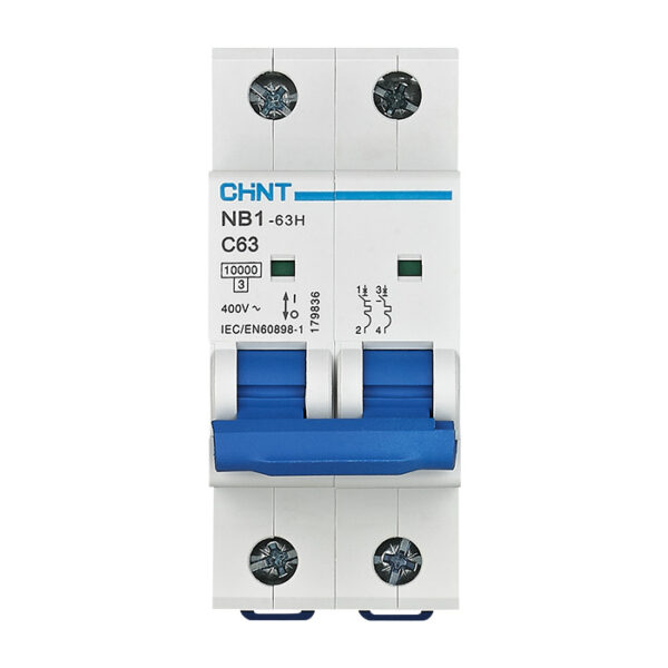 Disjoncteur bipolaire NB1-63H 2 pôle CHINT