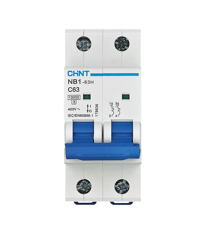 Disjoncteur bipolaire NB1-63H 2 pôle CHINT