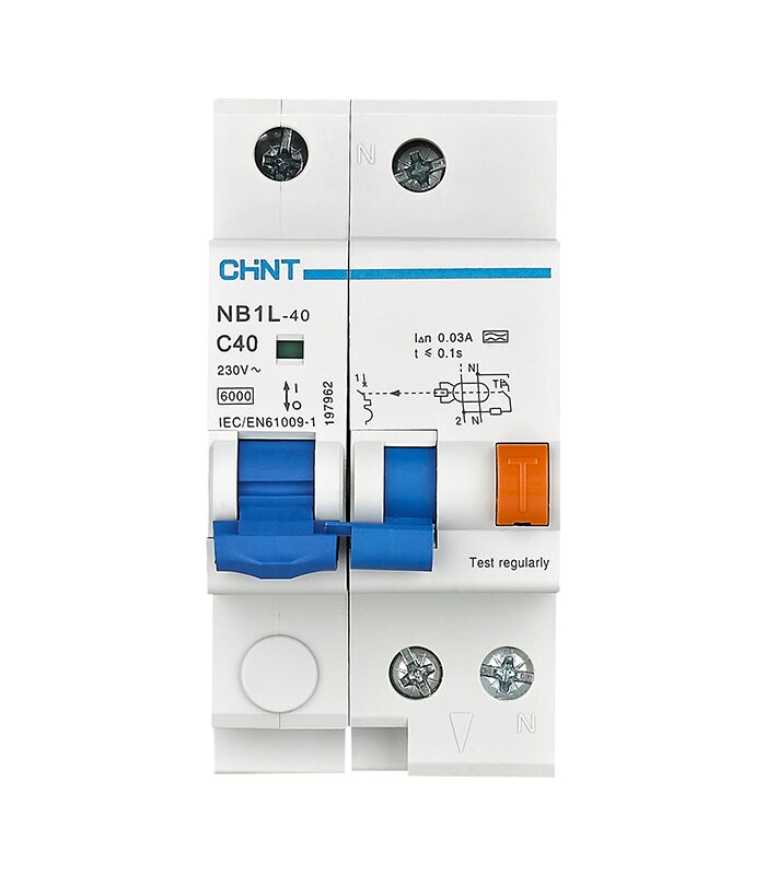 Disjoncteur différentiels NB1L-40 1Pôle+N 6KA CHINT