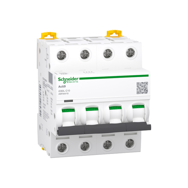 Disjoncteur 4P iC60L 25kA