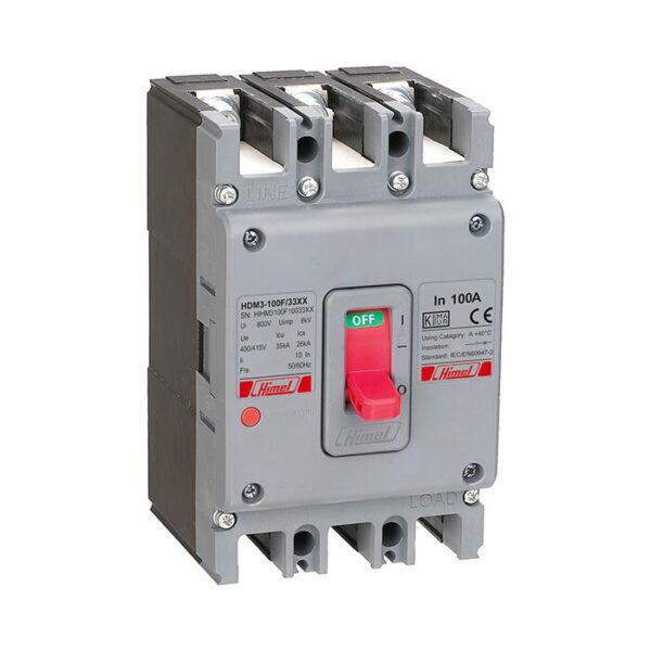 Disjoncteur compact 4P 100A