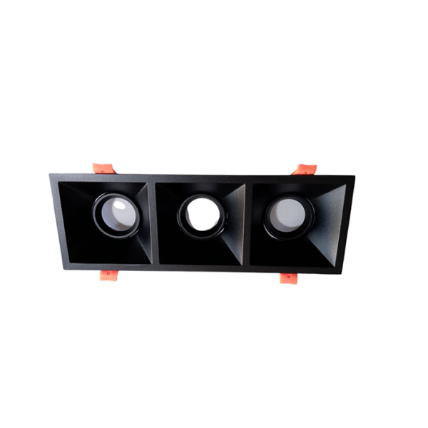 Spot Orientable Carré 3 x MR16 