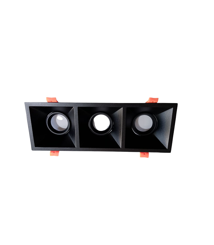 Spot Orientable Carré 3 x MR16 