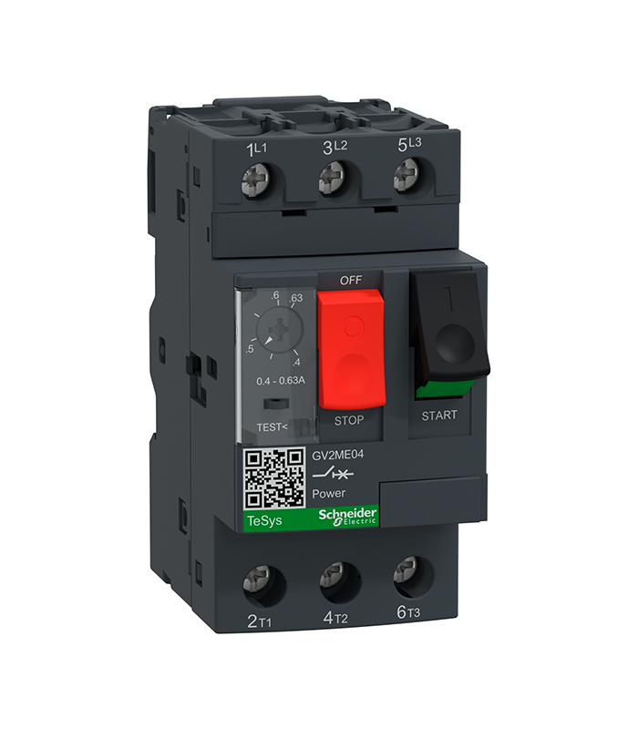 Disjoncteur moteur 0.4 à 0.63A