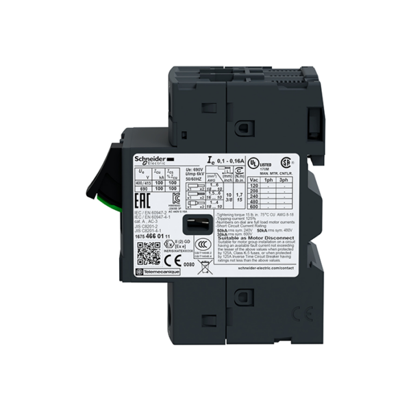 Disjoncteur moteur 6-10A 3P TeSys GV2ME14
