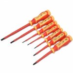 Tournevis Phillips à Fente Isolé 1000V, 8 pièces, VDE