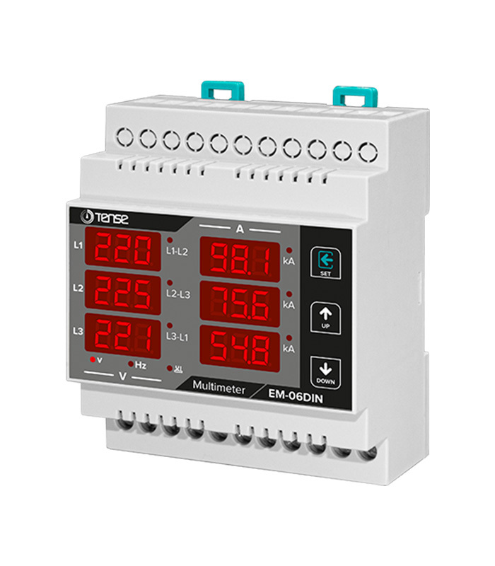 Ampèremètre Voltmètre Digital EM-06 DIN
