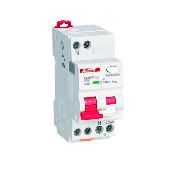 Disjoncteur Differentiel 1P+N 30mA 6kAHDB9PLEN-40