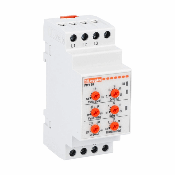 Relais De Surveillance De Tension ELKO EP HRN-64 - Plage DC 6-30V - Pour Circuits Batterie 12V/24V - Protection Surtension/sous-tension - Rail DIN