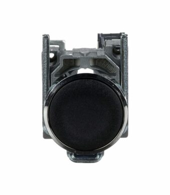 Bouton poussoir noir