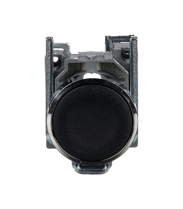 Bouton poussoir noir
