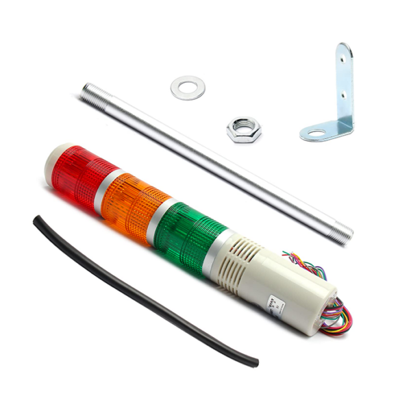 Gyrophare à Trois Niveaux 220VAC LTA205-3 avec Buzzer