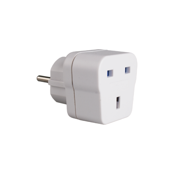 Adaptateur Schuko vers Prise UK 13A