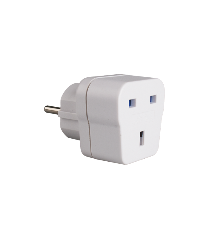Adaptateur Schuko vers Prise UK 13A
