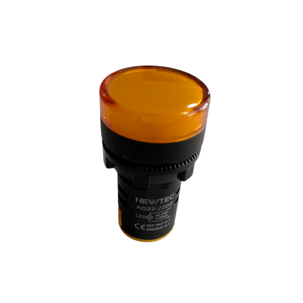 Voyant LED orange Ø22 mm