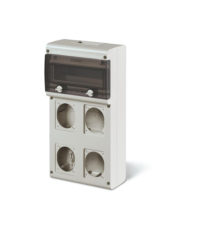 Coffret 4 prises 10module