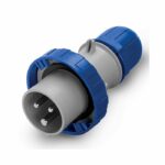 Fiche mâle 2P+T 16A IP66