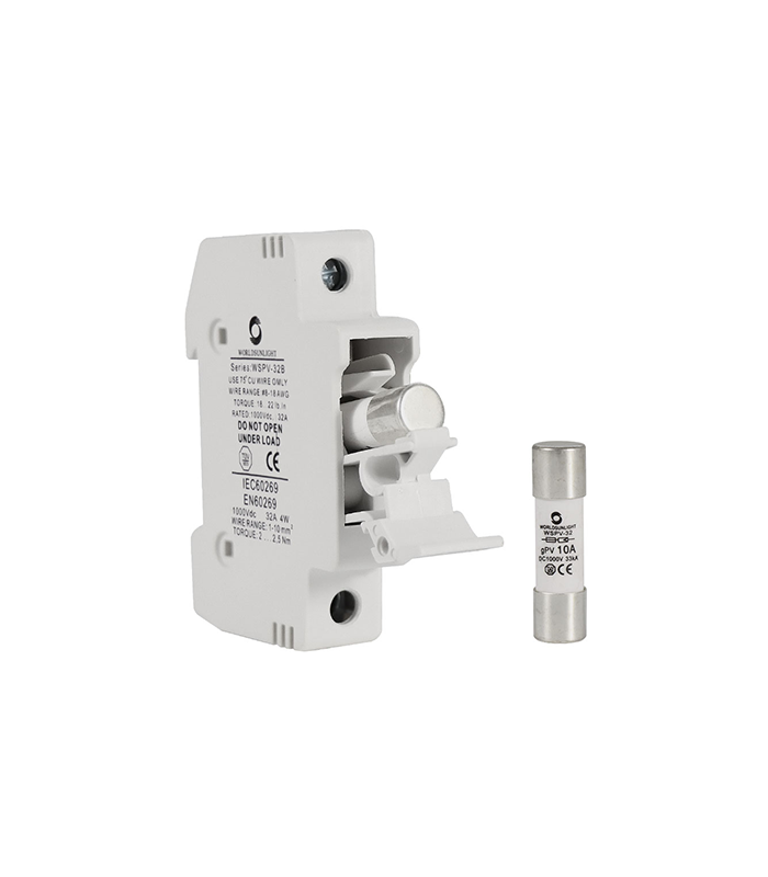 Porte-fusibles solaires PV DC 1000V