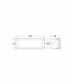 Spot LED ENC Rectangulaire LETI300-GL