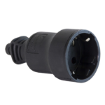 Fiche Femelle 2P+T 16A NOIR