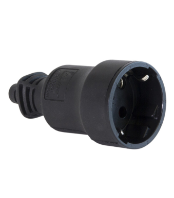 Fiche Femelle 2P+T 16A NOIR