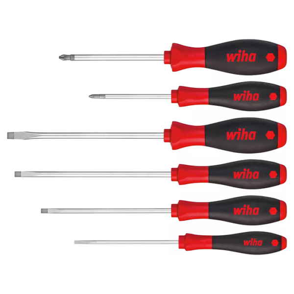 Jeu de tournevis Fente Phillips 6 pcs