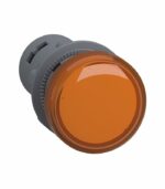 Voyant plastique orange 22mm 230V