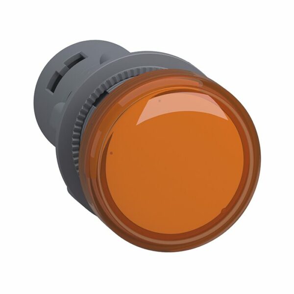 Voyant plastique orange 22mm 230V
