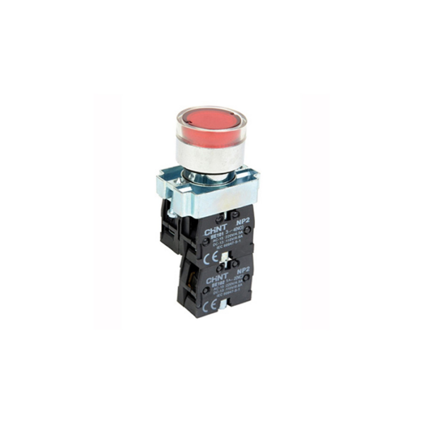 Bouton Poussoir Rouge NP2-BW3461