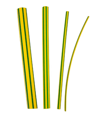 Gaine thermorétractables 3M Vert/Jaune