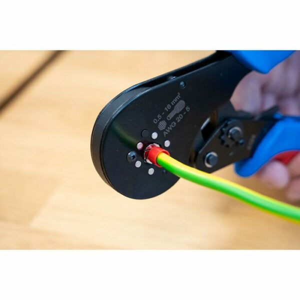 Pince à sertir 16 mm² HEX