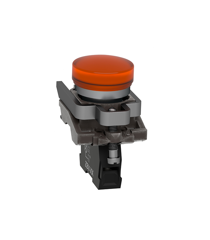 Voyant lumineux orange Ø22 