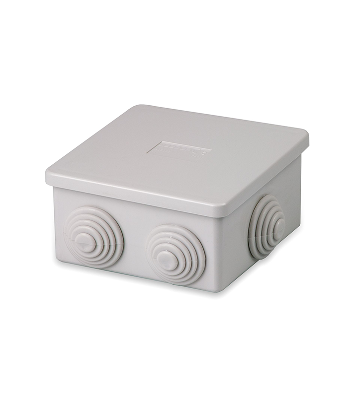 Boite Etanche 80x80x40 avec cônes Boite Etanche 80x80x40