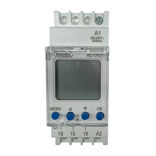 Interrupteur horaire hebdomadaire TPD1