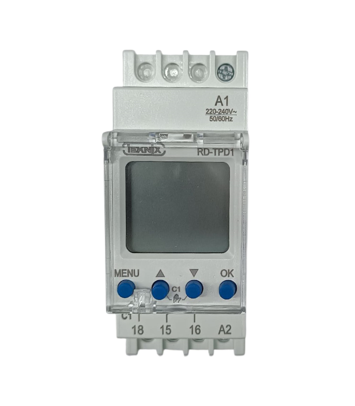 Interrupteur horaire hebdomadaire TPD1 Interrupteur horaire hebdomadaire TPD1