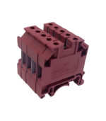 Bornier de jonction à vis 4 mm² Rouge