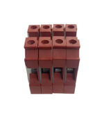 Bornier de jonction à vis 6 mm² Rouge