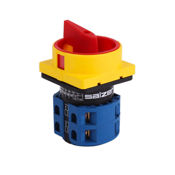 Commutateur M/A 20A BR 4P jaune