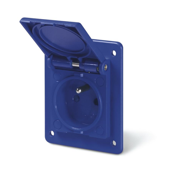 Prise encastrée française 2P+T 16A IP54