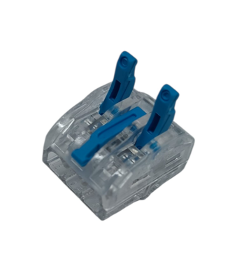 Connecteur 3 pôles 2x4mm²