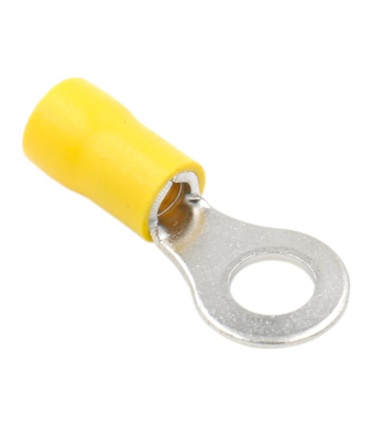 Cosse rond isolée RV5.5-6 Jaune