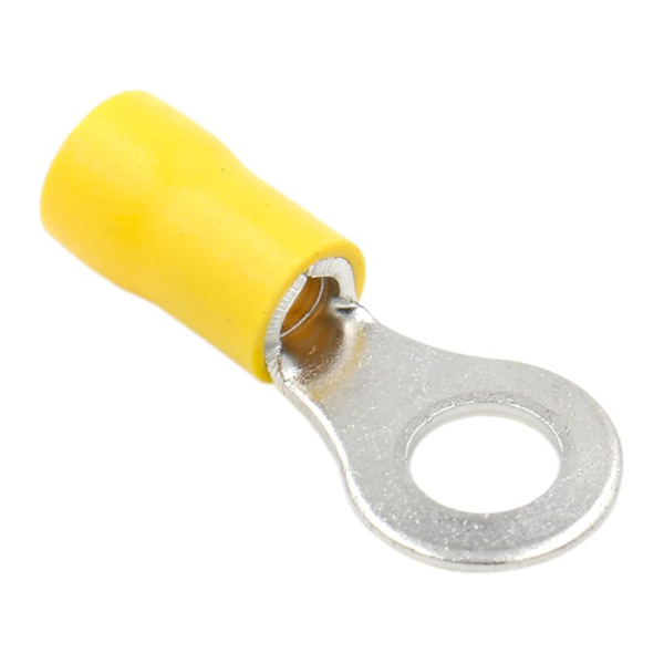 Cosse rond isolée RV5.5-6 Jaune