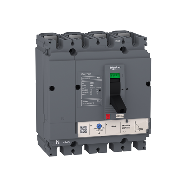 Disjoncteur 4P 160A LV516323