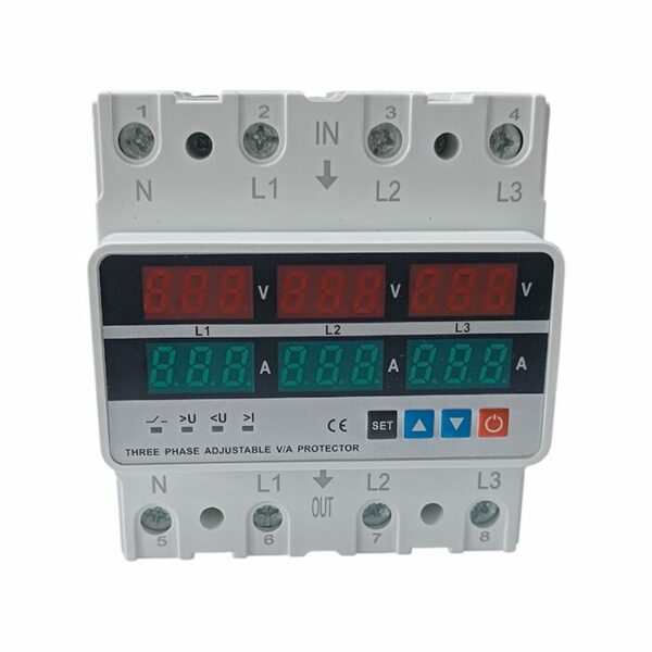 Protecteur de tension triphasé 380v  