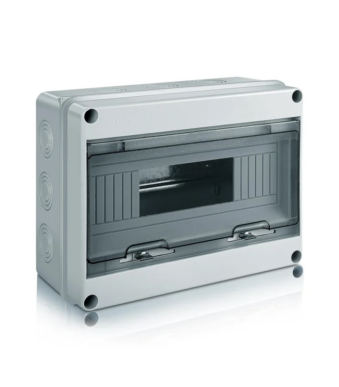 Coffret apparent étanche 8-12 modules 